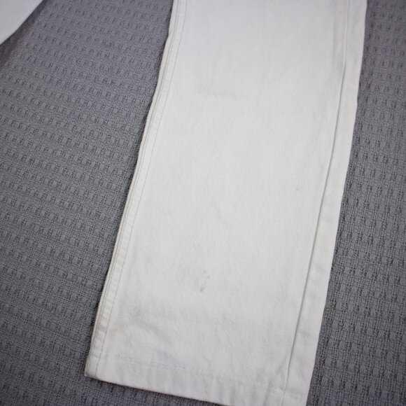 Levi's 501 White Thrashed 2000s Vintage Jeans 28x32 - Picture 3 of 8